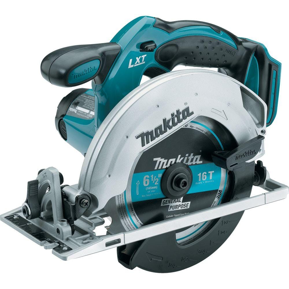 Makita 18V LXT Lithium-Ion Cordless 6-1/2 in. Lightweight Circular Saw and  General Purpose Blade (Tool-Only) XSS02Z The Home Depot