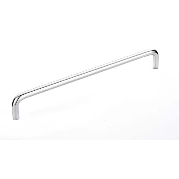 Castleton Collection 8 in. (203 mm) Modern Chrome Round Cabinet Bar Pull