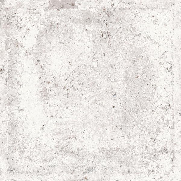 Giorbello Piazza Vatican City White 8 in. x 8 in. Glazed Porcelain Floor and Wall Tile (7 sq. ft./Case)
