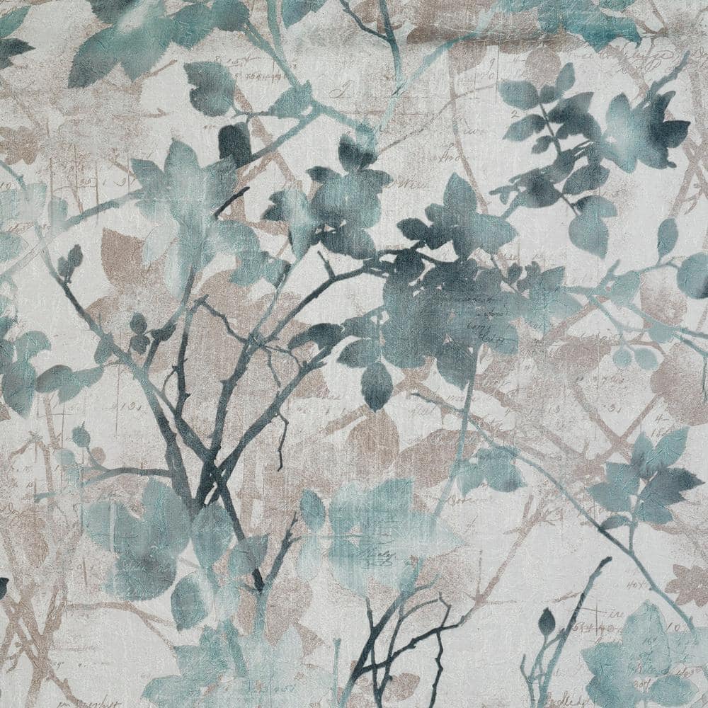 Mist Blue Polyester Blackout Grommet Window Panel 50x63