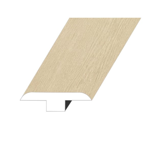 Montserrat Lineage Coastal Beige 0.5 in. Thick x 1.8 in. W x 94.5 in. L HDF Waterproof Laminate Embossed Wood Look T-Molding