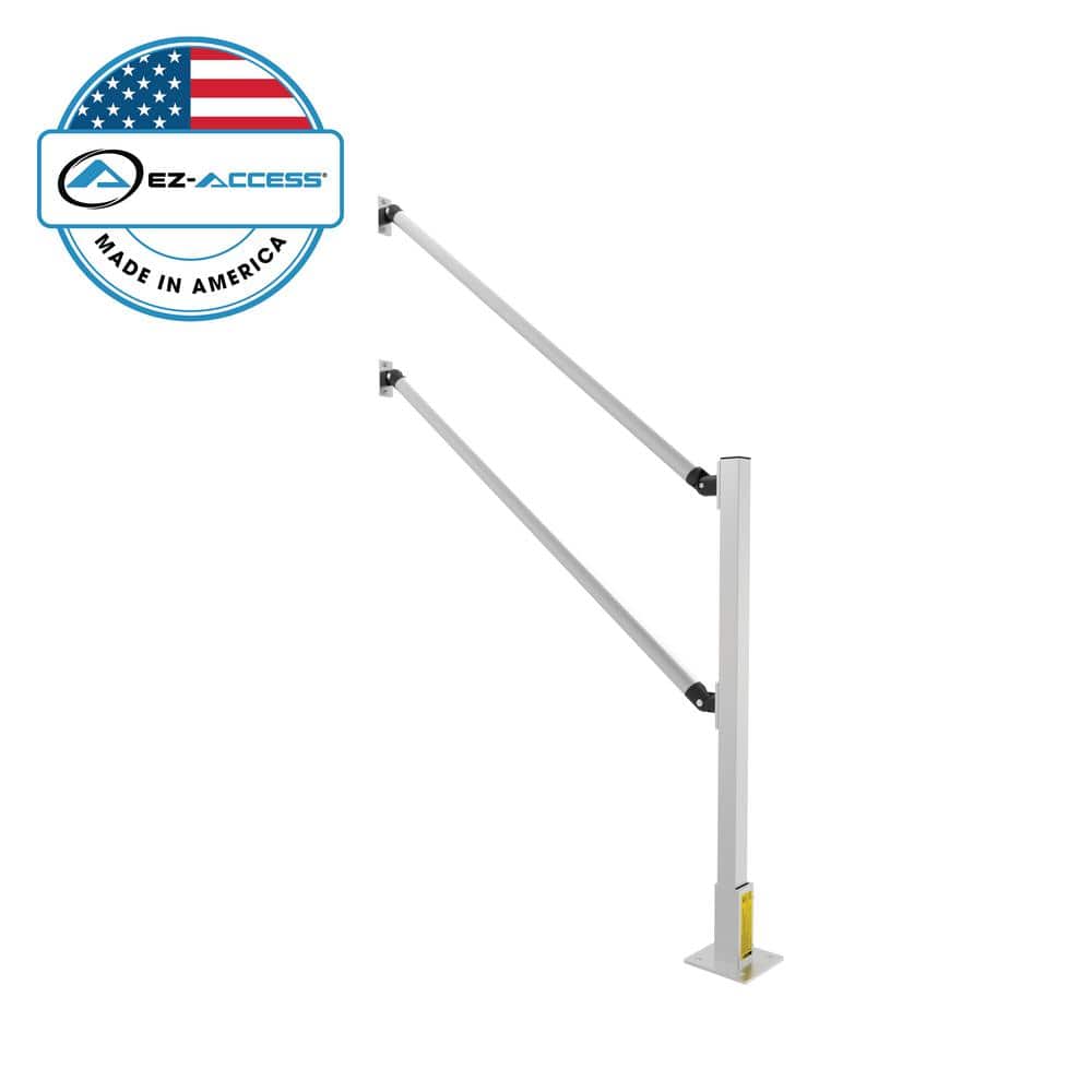RAILWAY Aluminum Modular Handrail Kit, Post with 5 ft. Stair Handrails price history on PriceWatchPro