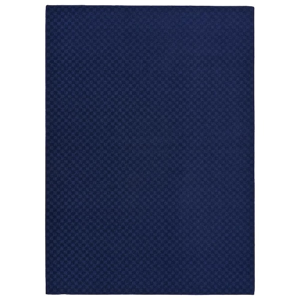 Medallion 5 ft. x 8 ft. Navy Geometric Area Rug