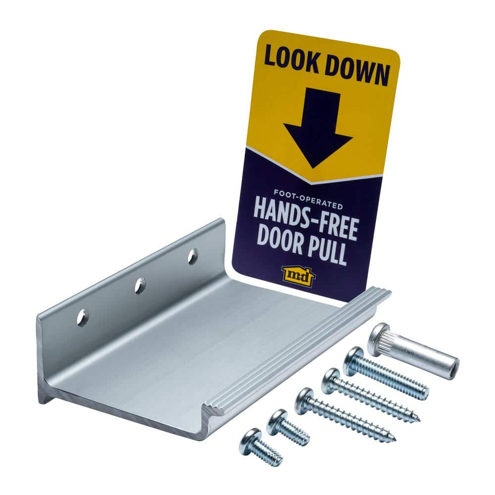 M-D Building Products 5 in. L Aluminum Hands-Free Door Pull