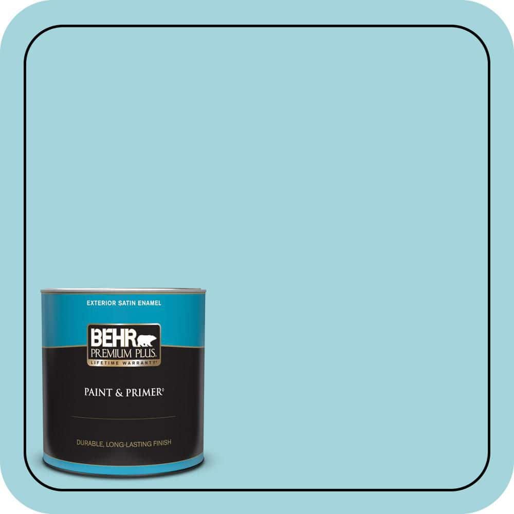 1 qt. #M470-3 Midwinter Mist Satin Enamel Exterior Paint & Primer price history on PriceWatchPro