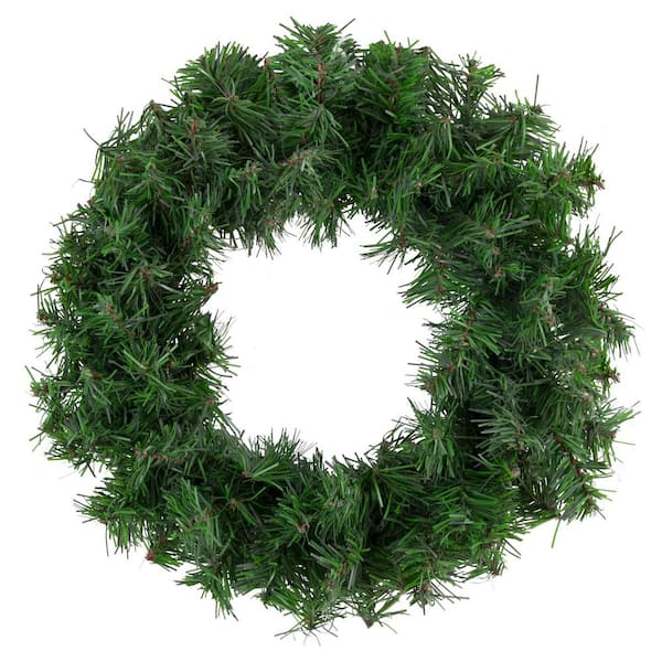12 in. Mini Canadian Pine Artificial Christmas Wreath - Unlit