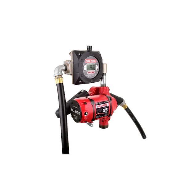 FILL-RITE 120-Volt 25 GPM 1/3 HP Continuous Duty Fuel Transfer Pump w/  Standard Accessories and Pulse Output Meter (Bung Mounted) NX25-120NB-AC -  The Home Depot