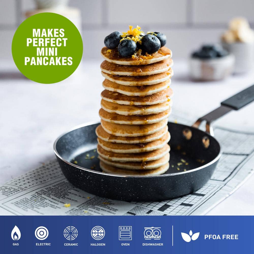 Granite Blue 5.5'' Nonstick Aluminum Egg Pan