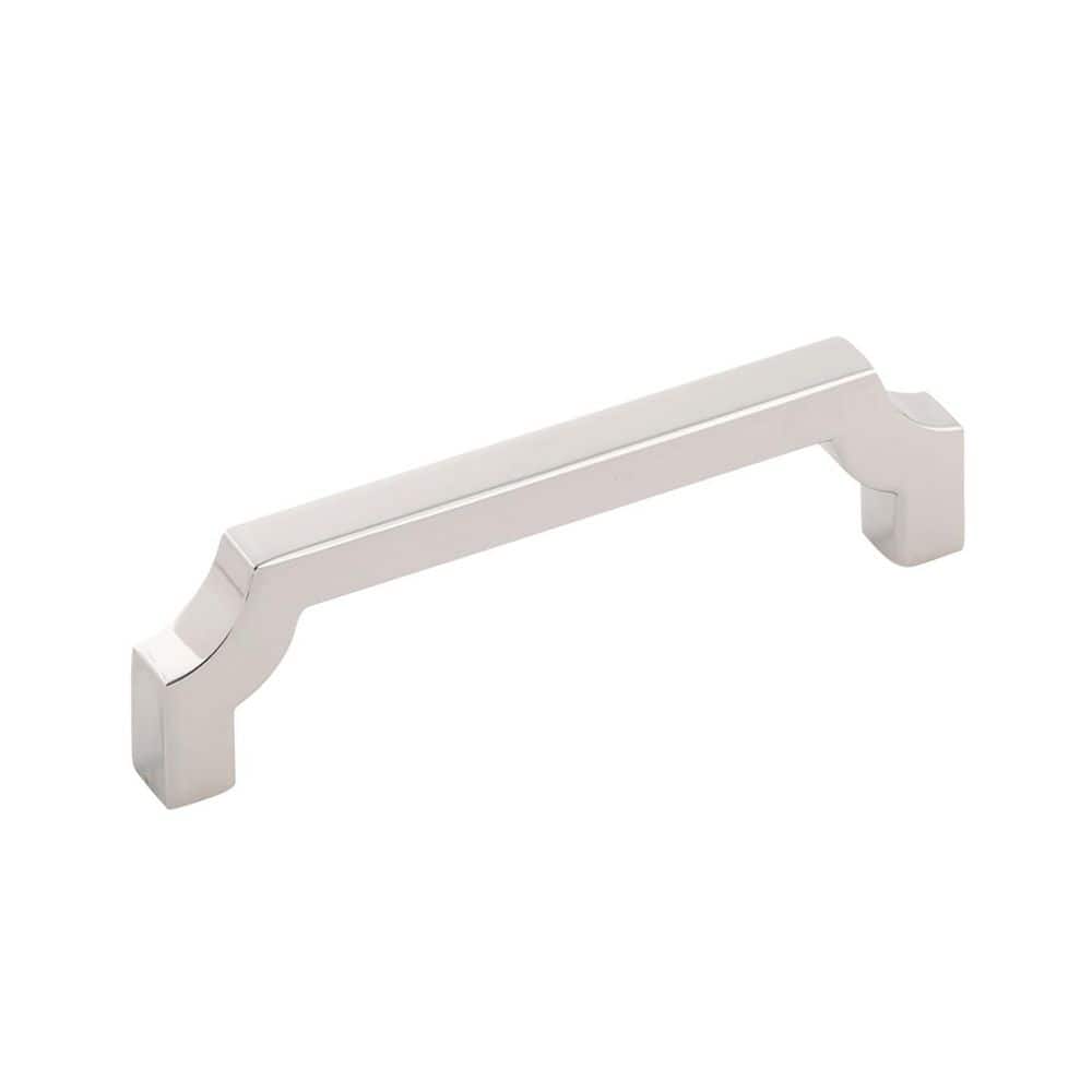 Monarch Collection Pull 3-3/4 in. (96 mm) Center to Center Polished Nickel Bar Cabinet Pull price history on PriceWatchPro