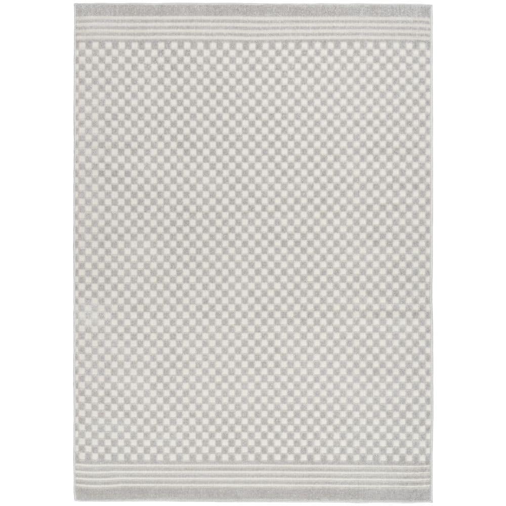 7' X 9' Gray Geometric Area Rug price history on PriceWatchPro