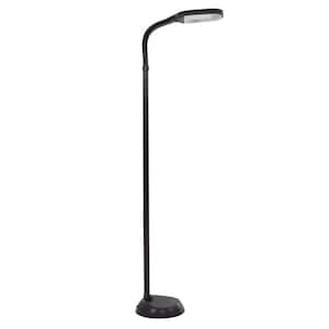 OttLite Wingshade Floor Lamp Black