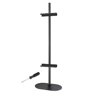 Adjustable Metal Tabletop Easel Stand for Picture Frames Canvas Signs Posters Artwork Display Black