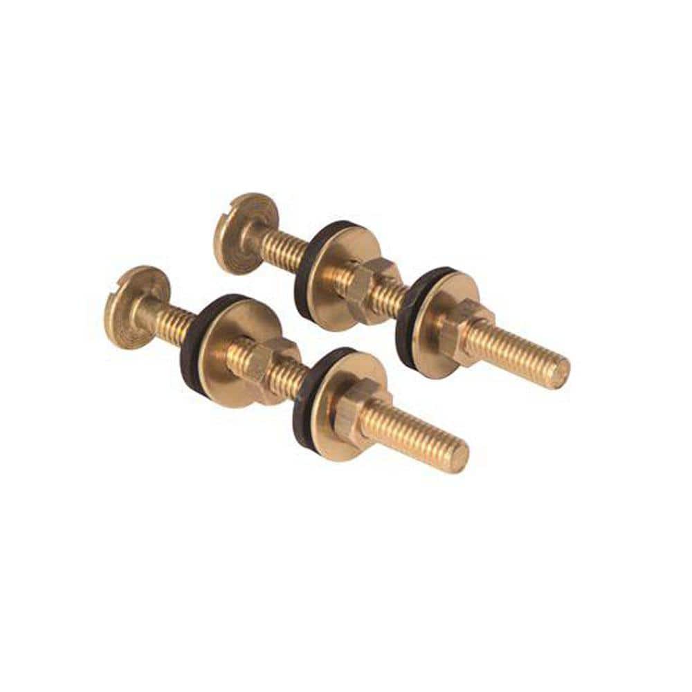 Solid Brass Closet Tank Bolts with Washers, 5/16 in. x 3-1/4 in.