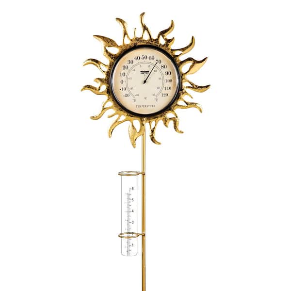 Vintage Outdoor Thermometer Cool Long Rusty Temperature Gauge