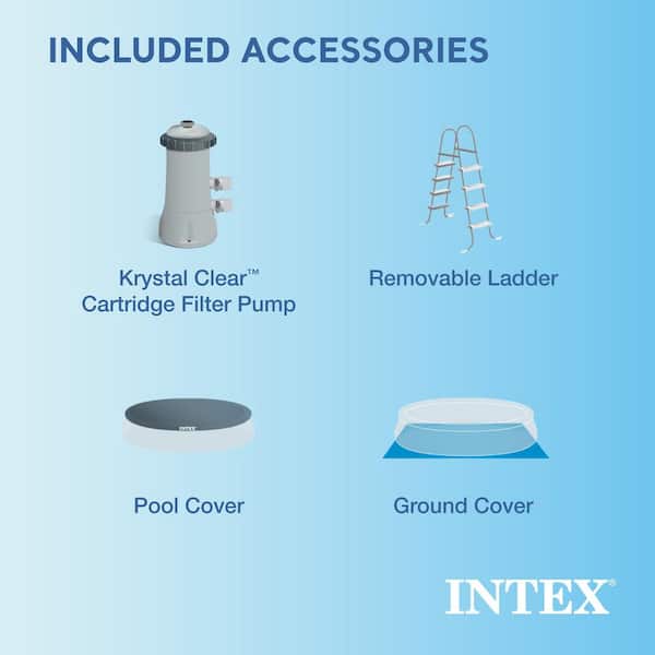 Easy Set 15 ft. Round 48 in. Deep Inflatable Pool Set