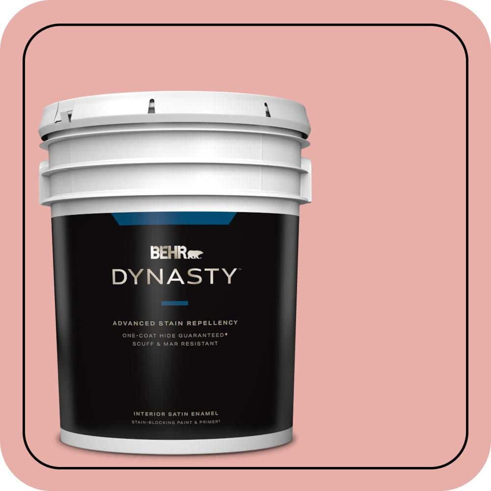 5 gal. #160C-3 Rose Silk Satin Enamel Interior Stain-Blocking Paint and Primer price history on PriceWatchPro