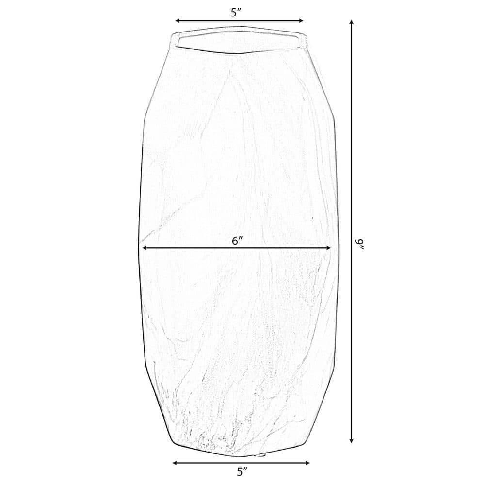 Modern Geometric Ceramic Table Vase for Contemporary Decor