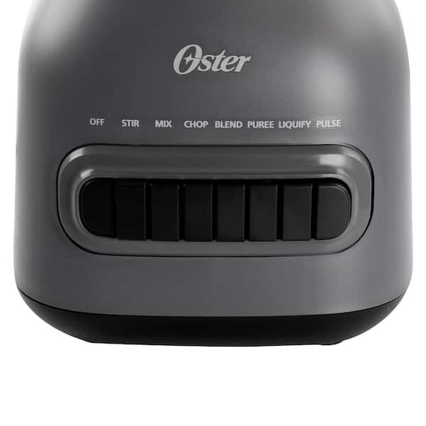 Oster Easy to Clean 48 oz. 8-Speed Grey 700-Watts Blender with 20 oz.