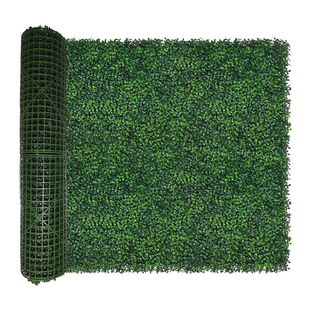40 in. x 120 in. 33.5 sqft Green Artificial Ivy Privacy Fence Roll Panel Faux Boxwood UV Resistant for Indoor Outdoor price history on PriceWatchPro