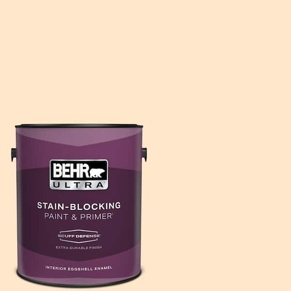 BEHR ULTRA 1 gal. #310C-1 Kansas Grain Extra Durable Eggshell Enamel Interior Paint & Primer