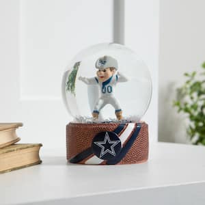 Dallas Cowboys 5 in. Glass Tabletop Snow Globe
