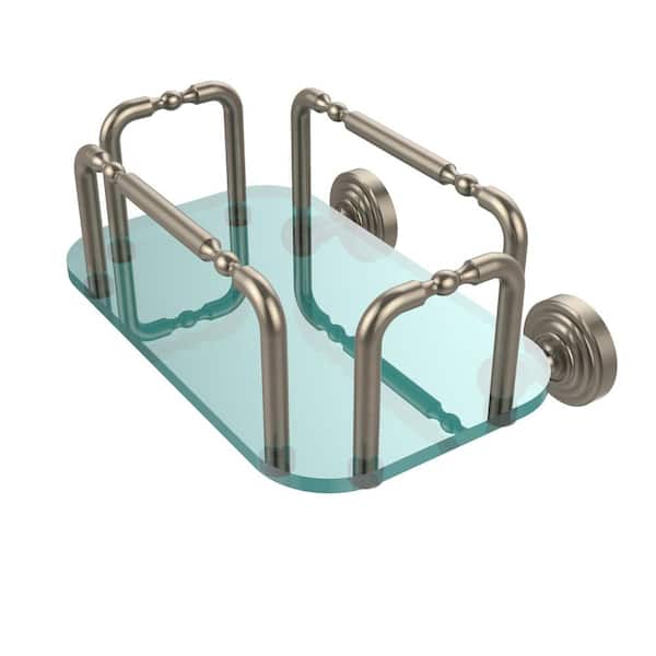 Allied Brass Waverly Place Wall Mounted Guest Towel Holder in Antique Pewter