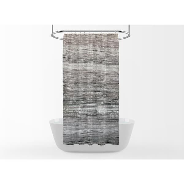 castellousa 72 in. x 96 in. Brown Nomad Polyester Shower Curtain