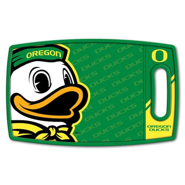 YouTheFan NCAA Oregon Ducks Logo Series Cutting Board 9in x 0.5in-  Rectangle- Manufactured Wood and polypropylene 1905084 - The Home Depot