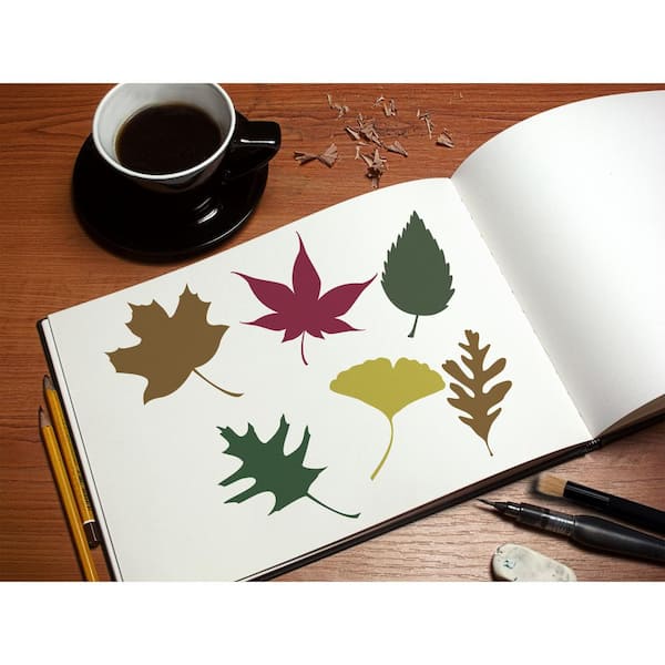 Reusable Fall Leaves Stencil Bundle, Autumn Stencil, Leaf Stencil