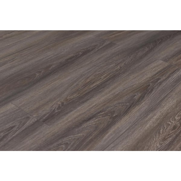 Domaine Graphic Charcoal 0.5 in. T x 1.5 in. W x 94.5 in. L Vinyl Reducer Molding