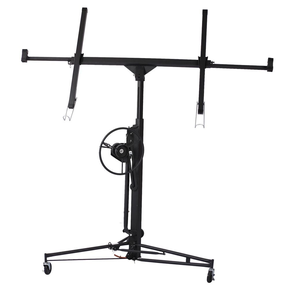 16 ft. Drywall Panel Hoist Drywall Lift Rolling Panel Lift (Black) with Extension Combo price history on PriceWatchPro