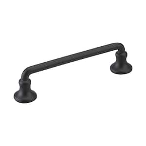 BP60996900 96 mm - Matte Black  Finish Traditional Metal Pull 6099-3 25/32 in Richelieu Hardware 