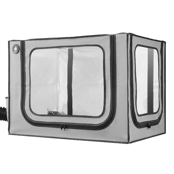 3D Printer Enclosure with Ventilation, Grey Dustproof and Waterproof Large Size 600D Oxford Cloth 3D Printer Tent