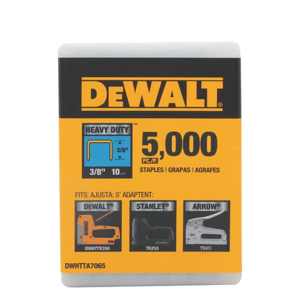 DEWALT Heavy Duty Hammer Tacker and 3 8 in. Heavy Duty Staples