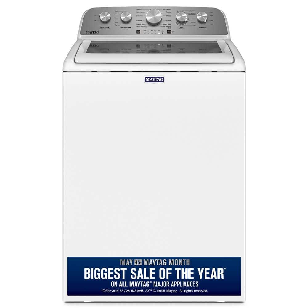 4.7 cu. ft. Top Load Washer in White with Extra Power