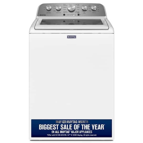 4.7 cu. ft. Top Load Washer in White with Extra Power