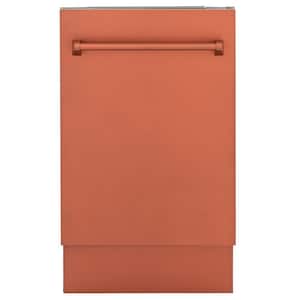 Tallac Series 18 in. Top Control 8-Cycle Tall Tub Dishwasher with 3rd Rack in Copper