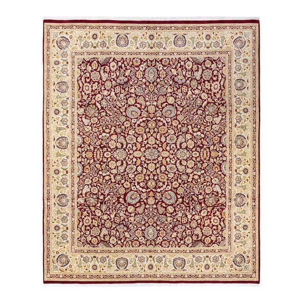 Solo Rugs Mogul One-of-a-Kind Traditional Red 8 ft. 1 in. x 10 ft. 0 in. Oriental Area Rug
