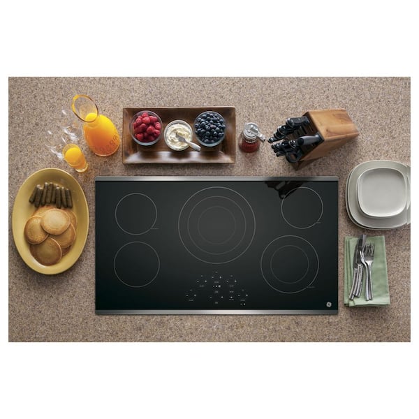 Ge 36 In Radiant Electric Cooktop, Ge Electric Countertop Stove Parts Diagram