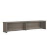 Unbranded Affirm Hudson Elm Medium Wood Color Reception Desk Station Hutch with Melamine Top 427455