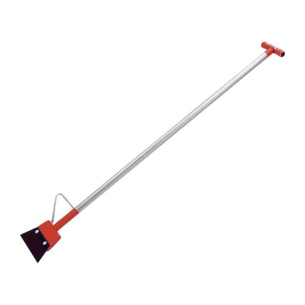 QEP 7 in. Wide Floor Scraper and Stripper with 48 in. Handle and Foot Peg