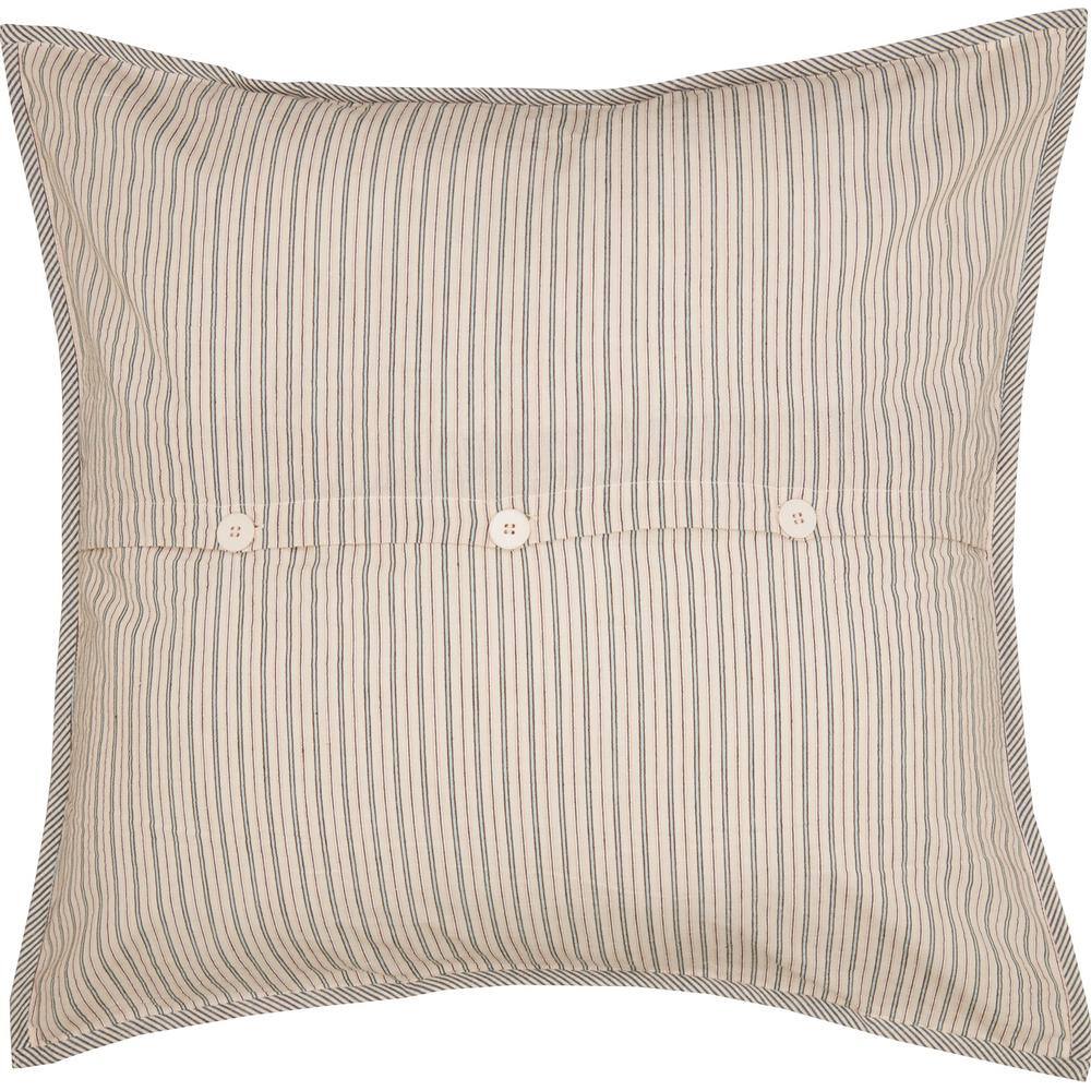 Ashmont Patchwork Cotton Euro Sham Set in Gray and Blue