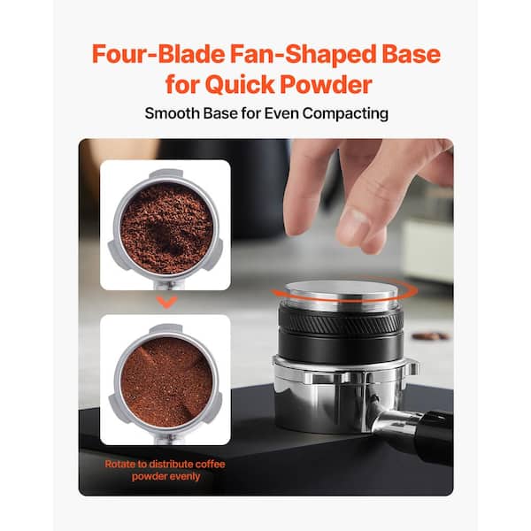 Mujiluxe Kaffee Distributor 51mm - Edelstahl-Nivellierer Für Espresso-Siebträger