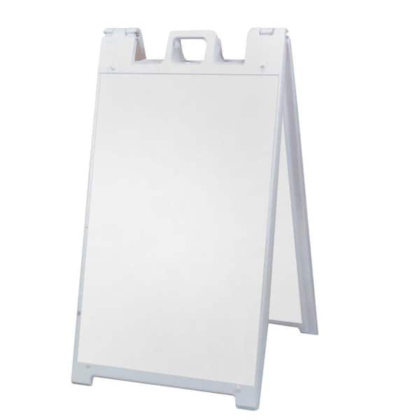 Signicade 25 in. x 45 in. Plastic Easel Shaped Sign Stand