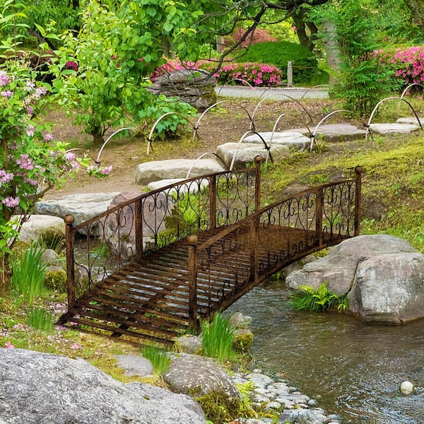 Stone Arched Garden Bridges