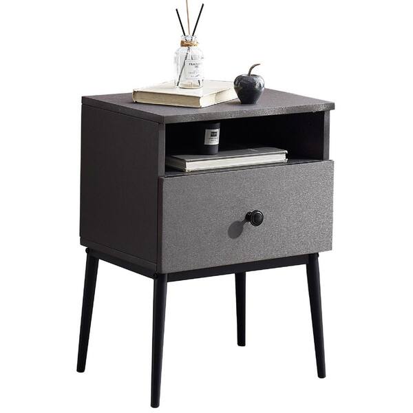 VECELO NightStands Set of 2, Square End Side Table with VECELO NightStands Set of 2, Square End Side Table with