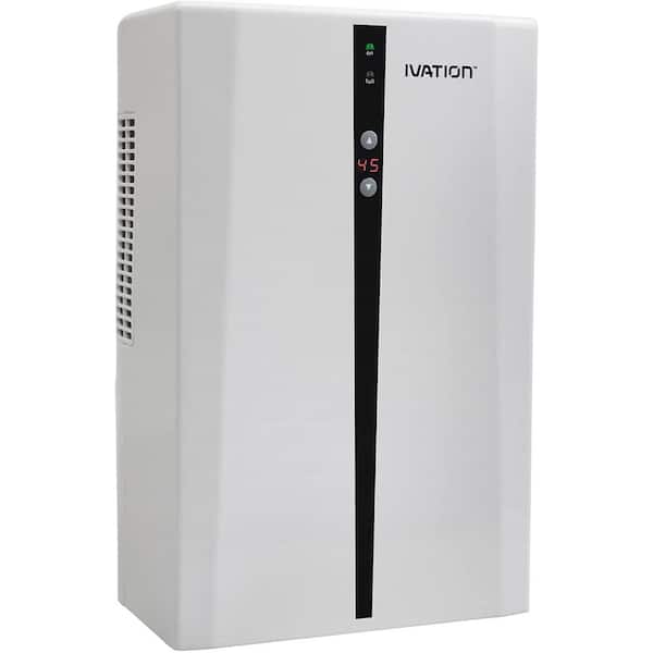Ivation 1.56 Pint Powerful Mid-Size Thermo-Electric Dehumidifier w/Auto Humidistat