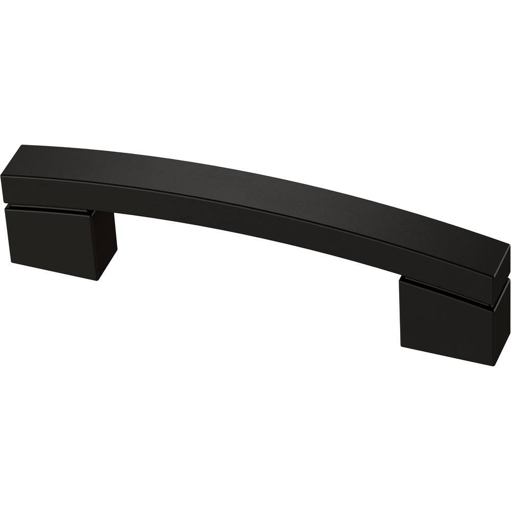 Bold Arch 5-1/16 in. (128 mm) Modern Matte Black Cabinet Handle Drawer Pull price history on PriceWatchPro