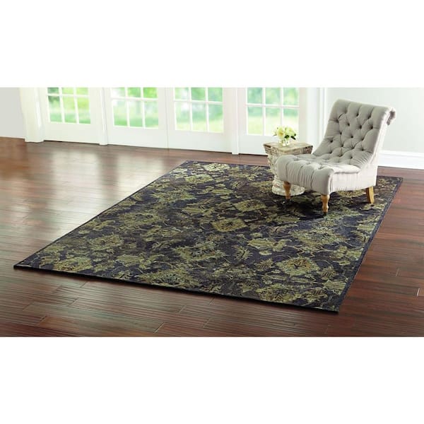 Bahari Gray 5 ft. x 7 ft. Indoor Area Rug
