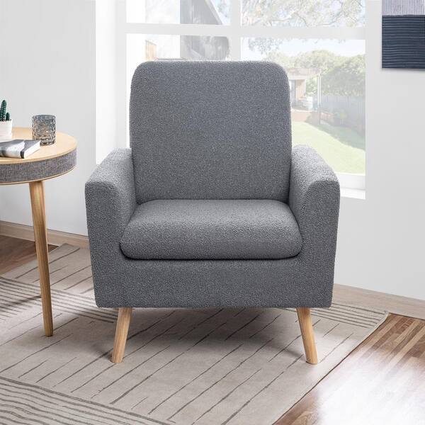 HOMESTOCK Mid-century Modern Chair, Durable Wood frame Arm HOMESTOCK Mid-century Modern Chair, Durable Wood frame Arm